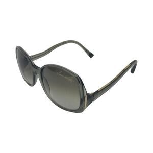 Louis Vuitton green glitter plastic Gina signature sunglasses